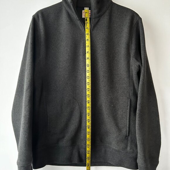 J CREW 1/4 Zip Sweater Grey Size M - Picture 4 of 7